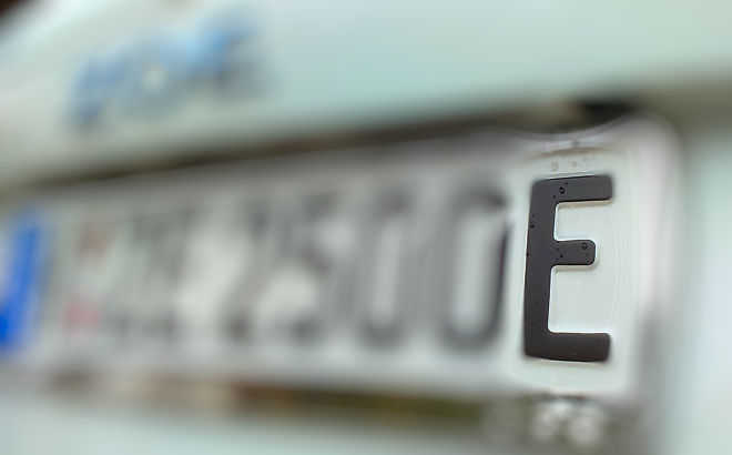 E-Kennzeichen für Elektroautos